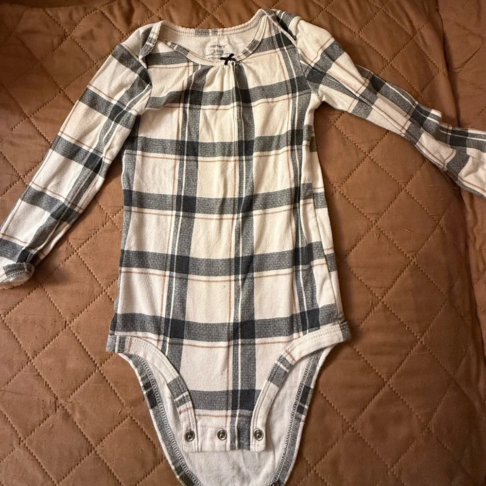 Carter’s & Disney Plaid Long Sleeve Kids 5 Pieces
